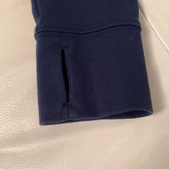 Vineyard Vines Cotton Seersucker Shep Shirt 1/4 Zip Navy Pullover Size XS - Picture 6 of 10